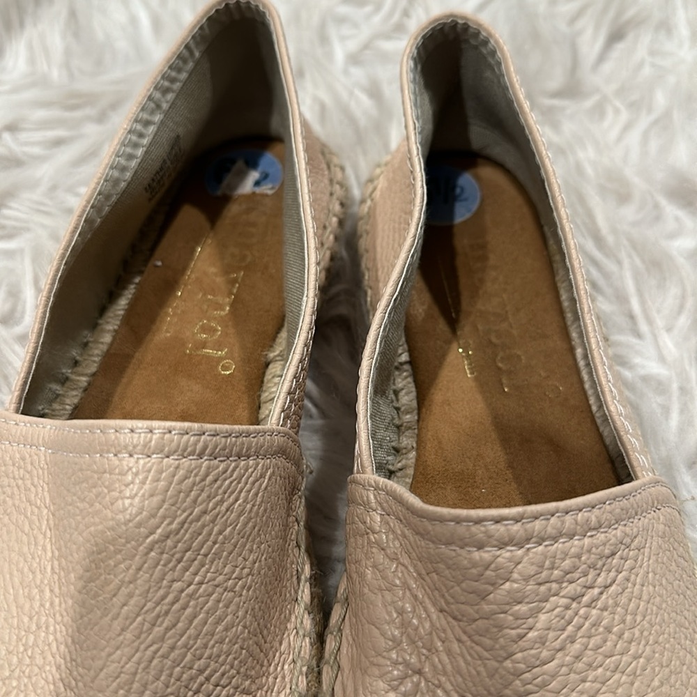 Anthropologie Maypol Pebbled Leather Slip On Espadrilles Sz 6.5 - Picture 13 of 16